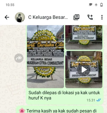 Pengiriman Papan Bunga Duka Bogor