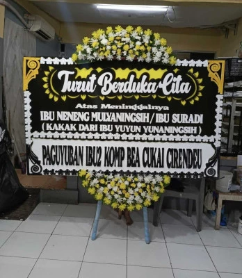 Papan Bunga di Bogor